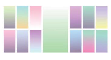 Modern Screen vector pastel gradient Background. Vibrant smooth soft color gradient for Mobile Apps, background Design. Bright Soft Color Gradient for mobile apps.