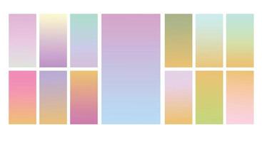 Modern Screen vector pastel gradient Background. Vibrant smooth soft color gradient for Mobile Apps, background Design. Bright Soft Color Gradient for mobile apps.