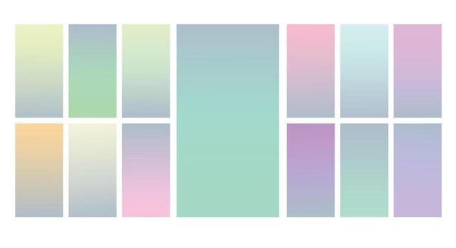 Modern Screen vector pastel gradient Background. Vibrant smooth soft color gradient for Mobile Apps, background Design. Bright Soft Color Gradient for mobile apps.