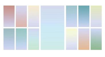 Modern Screen vector pastel gradient Background. Vibrant smooth soft color gradient for Mobile Apps, background Design. Bright Soft Color Gradient for mobile apps.