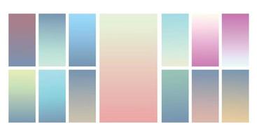 Modern Screen vector pastel gradient Background. Vibrant smooth soft color gradient for Mobile Apps, background Design. Bright Soft Color Gradient for mobile apps.