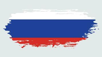 Russian splash flag vector