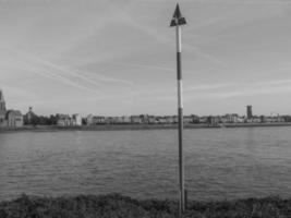 the city of Emmerich at the rhine river photo