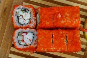 California roll dish view photo