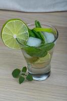 Mojito on wood photo