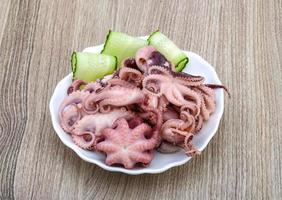Marinated octopus dish photo