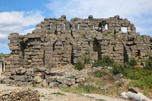 Side ruins view photo