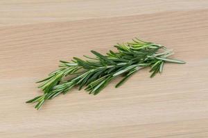 Rosemary on wood photo