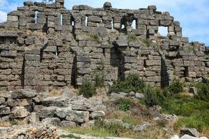 Side ruins view photo