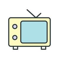 plantillas de diseño de vectores de iconos de televisión