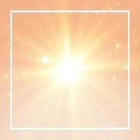 glowing background with sparkling rays vector