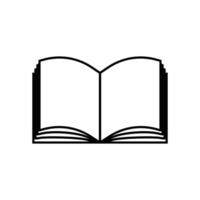 Simple book icon on white background. Book Icon for Mobile Devices and Web. Textbook Mock up file vector. vector