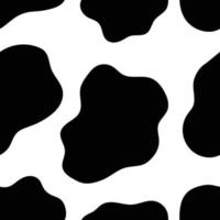 vaca, seamless, patrón, textura vector