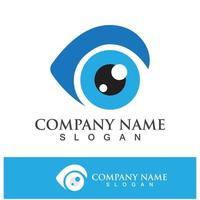 Eye care vector logo design