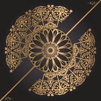 Luxury ornamental mandala background  design template vector