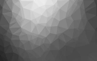 Dark Silver, Gray vector shining triangular background.