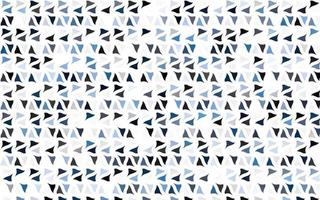 Light BLUE vector background with triangles.