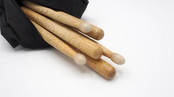 Drum sticks which made from real wood material photo