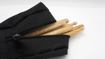Drum sticks which made from real wood material photo