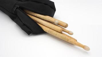 Drum sticks which made from real wood material photo