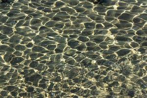 Sea background, the surface of the water with small ripples of waves in blue tones. copy space. Red sea photo