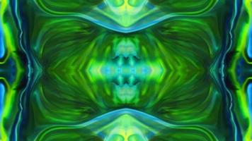Wonderful Kaleidoscope Backgrounds Created From Colorful Ink Paint Spread photo