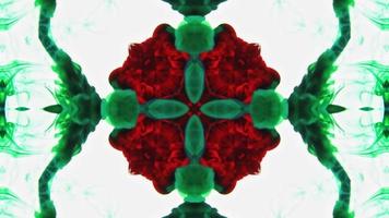 Wonderful Kaleidoscope Backgrounds Created From Colorful Ink Paint Spread photo