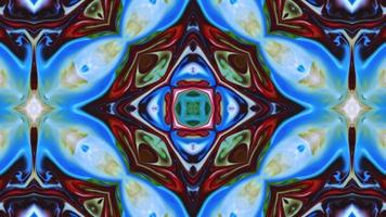 Wonderful Kaleidoscope Backgrounds Created From Colorful Ink Paint Spread photo