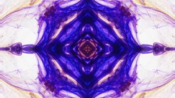 Wonderful Kaleidoscope Backgrounds Created From Colorful Ink Paint Spread photo