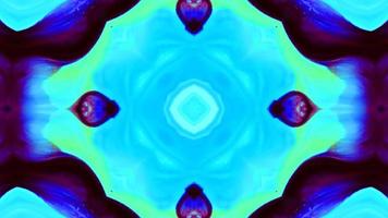 Wonderful Kaleidoscope Backgrounds Created From Colorful Ink Paint Spread photo