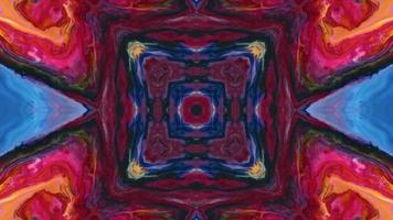 Wonderful Kaleidoscope Backgrounds Created From Colorful Ink Paint Spread photo
