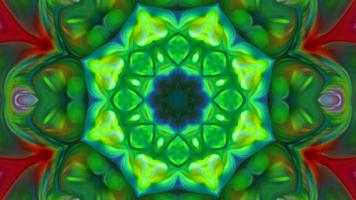 Wonderful Kaleidoscope Backgrounds Created From Colorful Ink Paint Spread photo