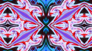 Wonderful Kaleidoscope Backgrounds Created From Colorful Ink Paint Spread photo