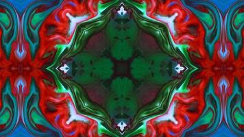 Wonderful Kaleidoscope Backgrounds Created From Colorful Ink Paint Spread photo