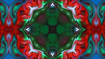 Wonderful Kaleidoscope Backgrounds Created From Colorful Ink Paint Spread photo