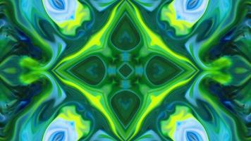 Wonderful Kaleidoscope Backgrounds Created From Colorful Ink Paint Spread photo
