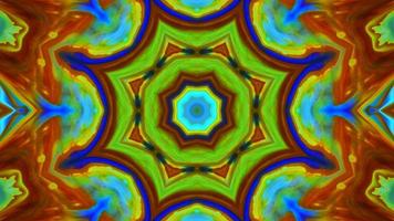 Wonderful Kaleidoscope Backgrounds Created From Colorful Ink Paint Spread photo
