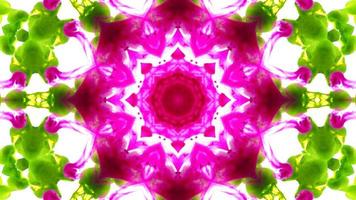 Wonderful Kaleidoscope Backgrounds Created From Colorful Ink Paint Spread photo