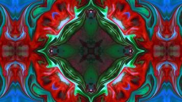 Wonderful Kaleidoscope Backgrounds Created From Colorful Ink Paint Spread photo