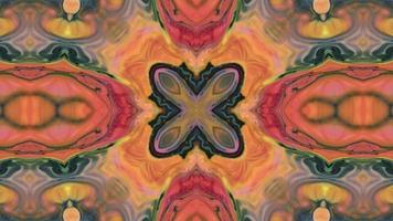 Wonderful Kaleidoscope Backgrounds Created From Colorful Ink Paint Spread photo