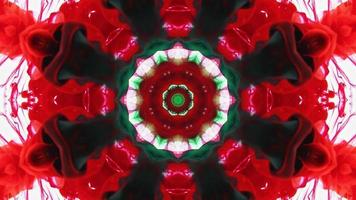 Wonderful Kaleidoscope Backgrounds Created From Colorful Ink Paint Spread photo