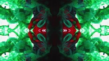 Wonderful Kaleidoscope Backgrounds Created From Colorful Ink Paint Spread photo
