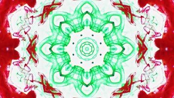 Wonderful Kaleidoscope Backgrounds Created From Colorful Ink Paint Spread photo