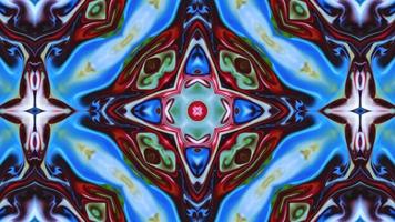 Wonderful Kaleidoscope Backgrounds Created From Colorful Ink Paint Spread photo