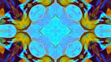 Wonderful Kaleidoscope Backgrounds Created From Colorful Ink Paint Spread photo