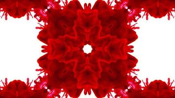 Wonderful Kaleidoscope Backgrounds Created From Colorful Ink Paint Spread photo