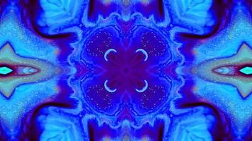 Wonderful Kaleidoscope Backgrounds Created From Colorful Ink Paint Spread photo