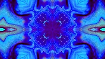 Wonderful Kaleidoscope Backgrounds Created From Colorful Ink Paint Spread photo