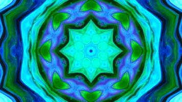 Wonderful Kaleidoscope Backgrounds Created From Colorful Ink Paint Spread photo