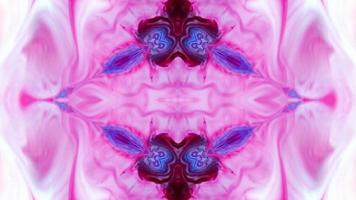 Wonderful Kaleidoscope Backgrounds Created From Colorful Ink Paint Spread photo